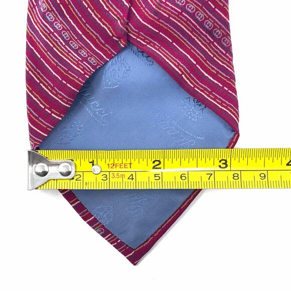 Gucci Vintage ‘GG’ Pattern Tie - Picture 9 of 10